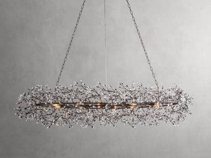 Fiore Sculpted Petals Oval Chandelier
