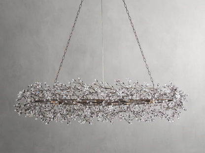 Fiore Sculpted Petals Oval Chandelier