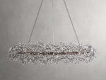 Fiore Sculpted Petals Oval Chandelier