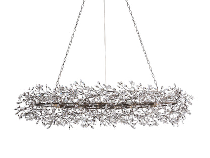 Fiore Sculpted Petals Oval Chandelier