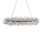 Fiore Sculpted Petals Oval Chandelier