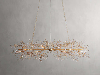 Fiore Sculpted Petals Linear Chandelier