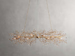 Fiore Sculpted Petals Linear Chandelier