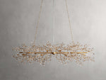 Fiore Sculpted Petals Linear Chandelier