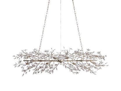 Fiore Sculpted Petals Linear Chandelier