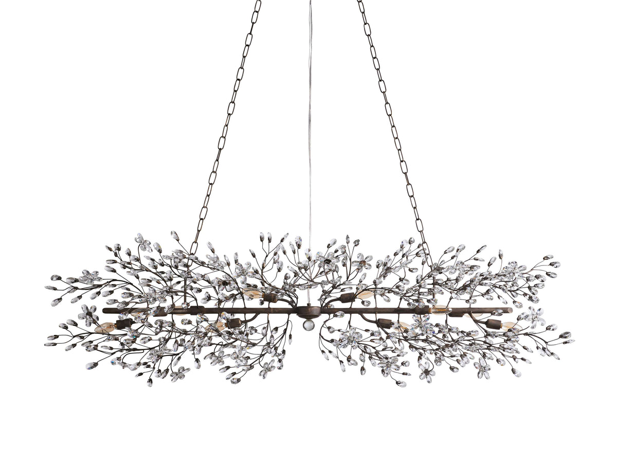 Fiore Sculpted Petals Linear Chandelier