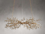 Fiore Sculpted Petals Linear Chandelier