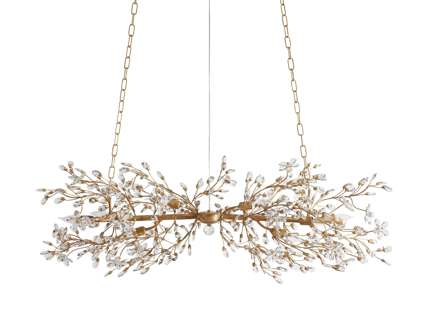 Fiore Sculpted Petals Linear Chandelier