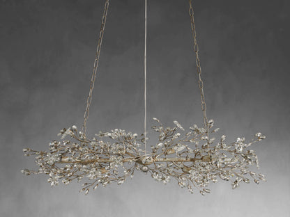 Fiore Sculpted Petals Linear Chandelier