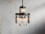Leyland Faceted Deco Tiered Chandelier
