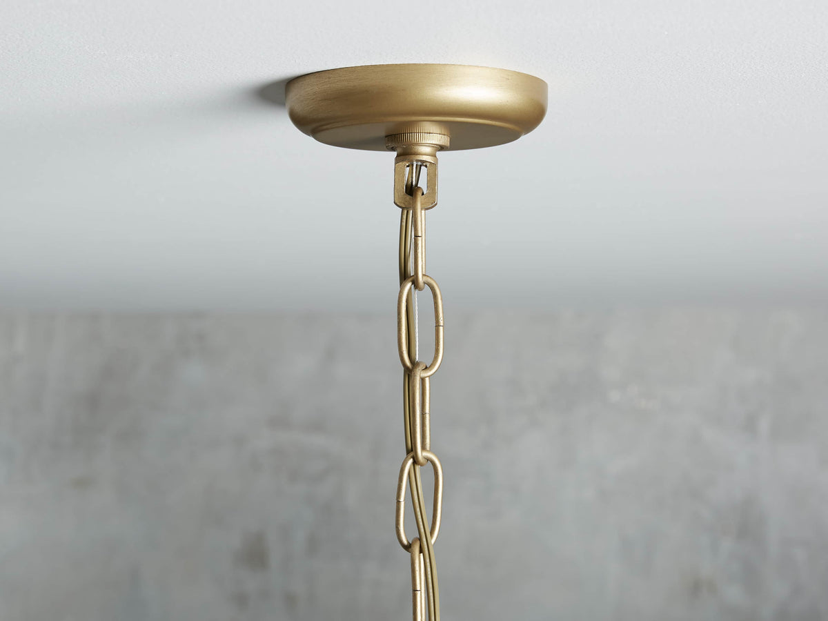 Leyland Faceted Deco Tiered Chandelier