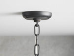 Leyland Faceted Deco Round Chandelier
