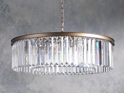 Leyland Prism Crystal Round Chandelier
