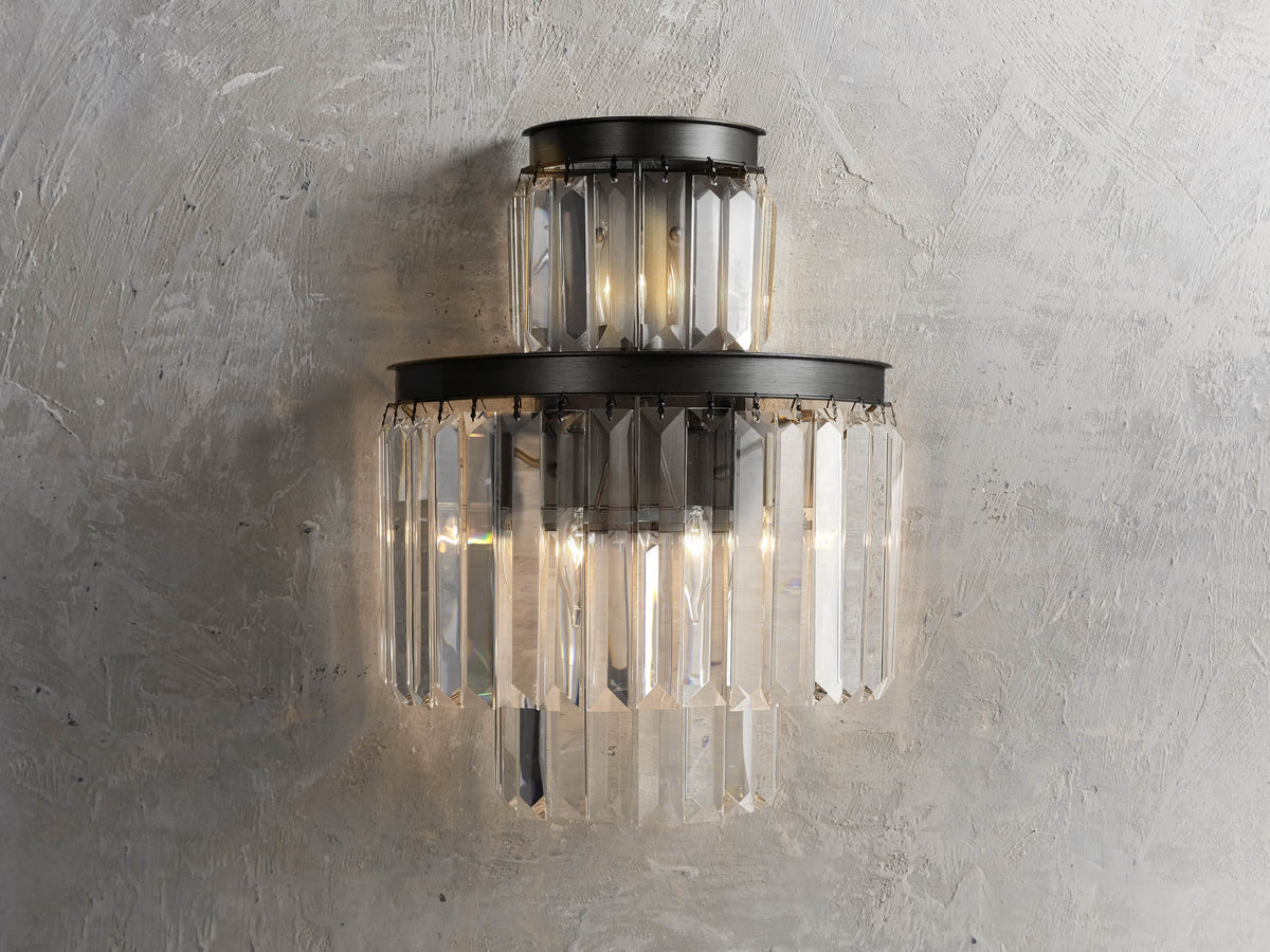 Leyland Prism Crystal Wall Sconce