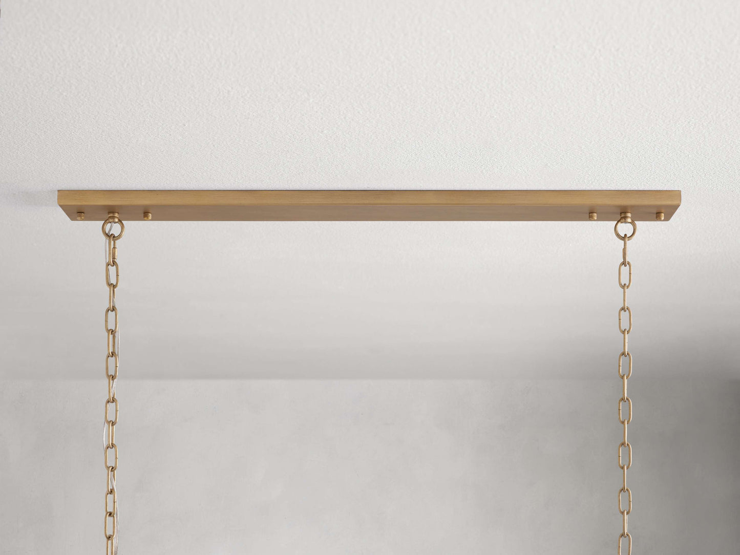 Leyland Faceted Deco Rectangular Chandelier