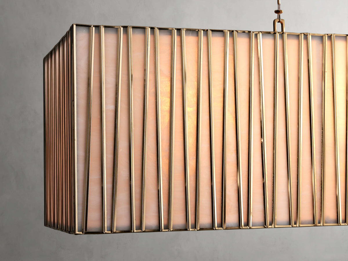 Jeunet Artisan Crafted Rectangular Chandelier