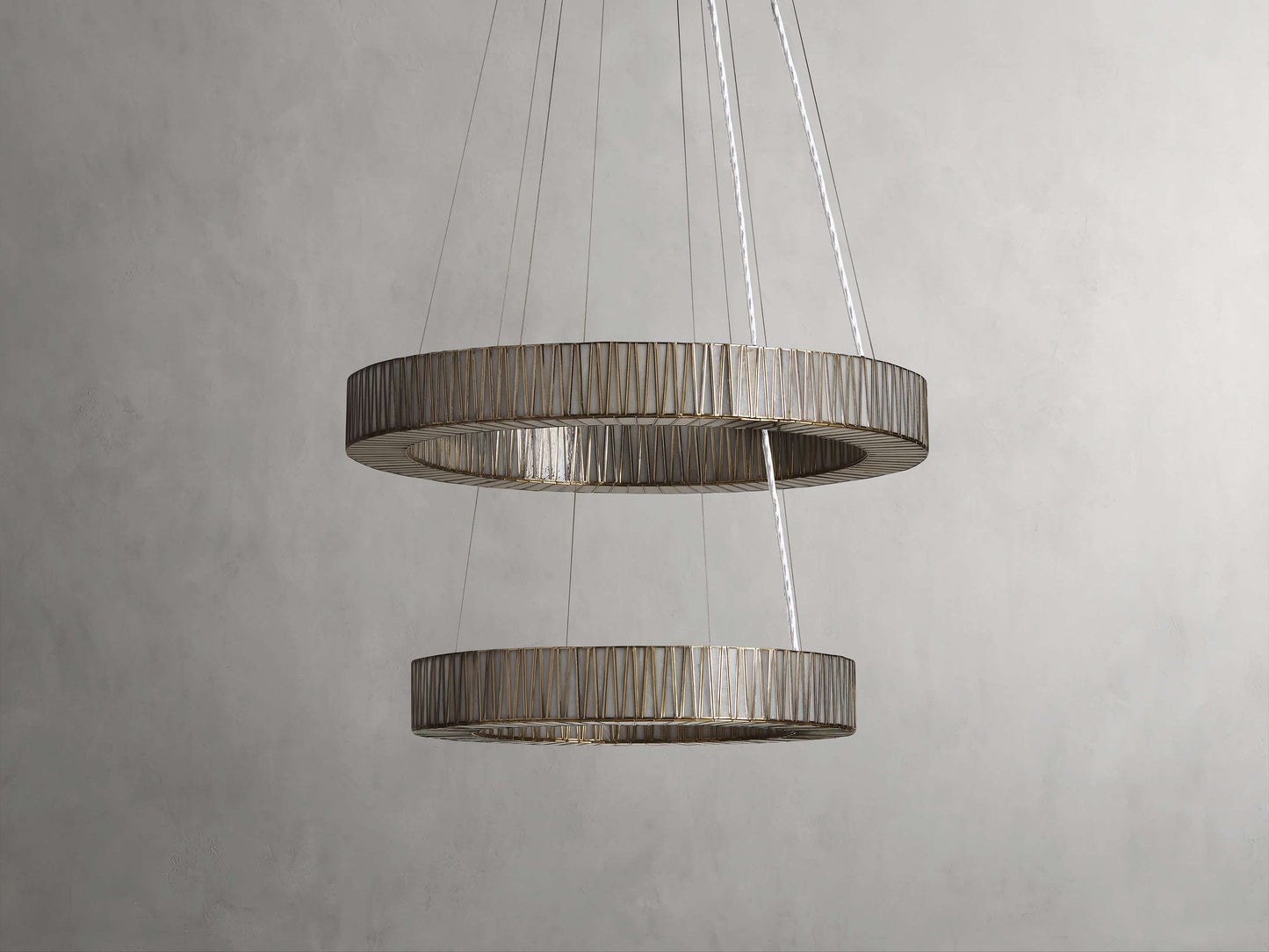 Jeunet Artisan Crafted	 Two-Tier Round Chandelier