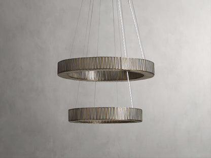 Jeunet Artisan Crafted	 Two-Tier Round Chandelier