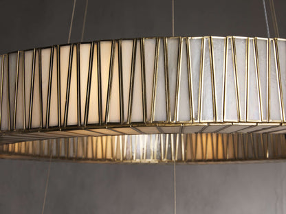 Jeunet Artisan Crafted	 Two-Tier Round Chandelier