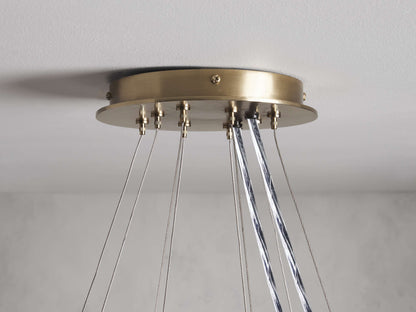 Jeunet Artisan Crafted	 Two-Tier Round Chandelier