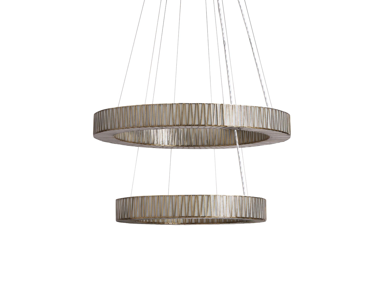 Jeunet Artisan Crafted	 Two-Tier Round Chandelier