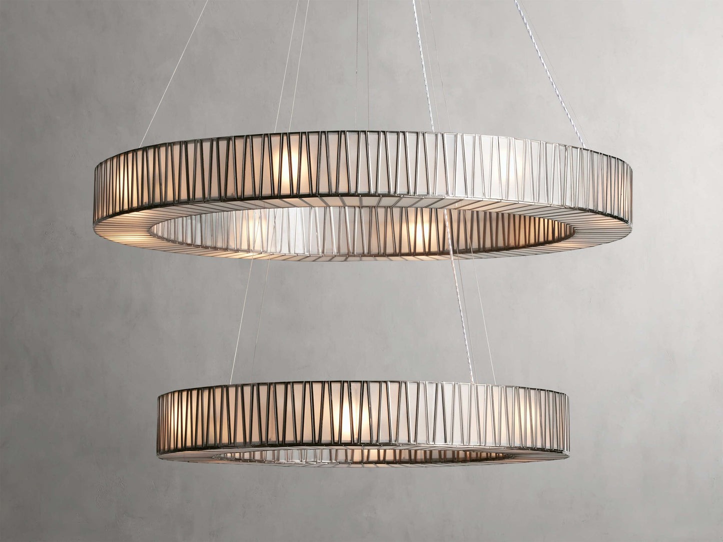 Jeunet Artisan Crafted	 Two-Tier Round Chandelier