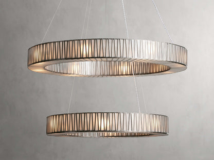 Jeunet Artisan Crafted	 Two-Tier Round Chandelier