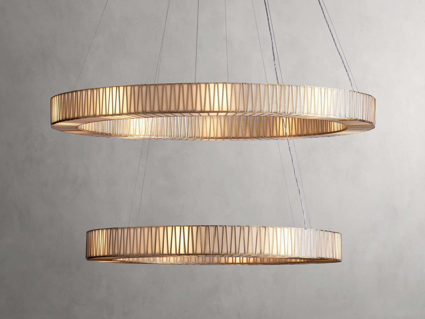 Jeunet Artisan Crafted	 Two-Tier Round Chandelier