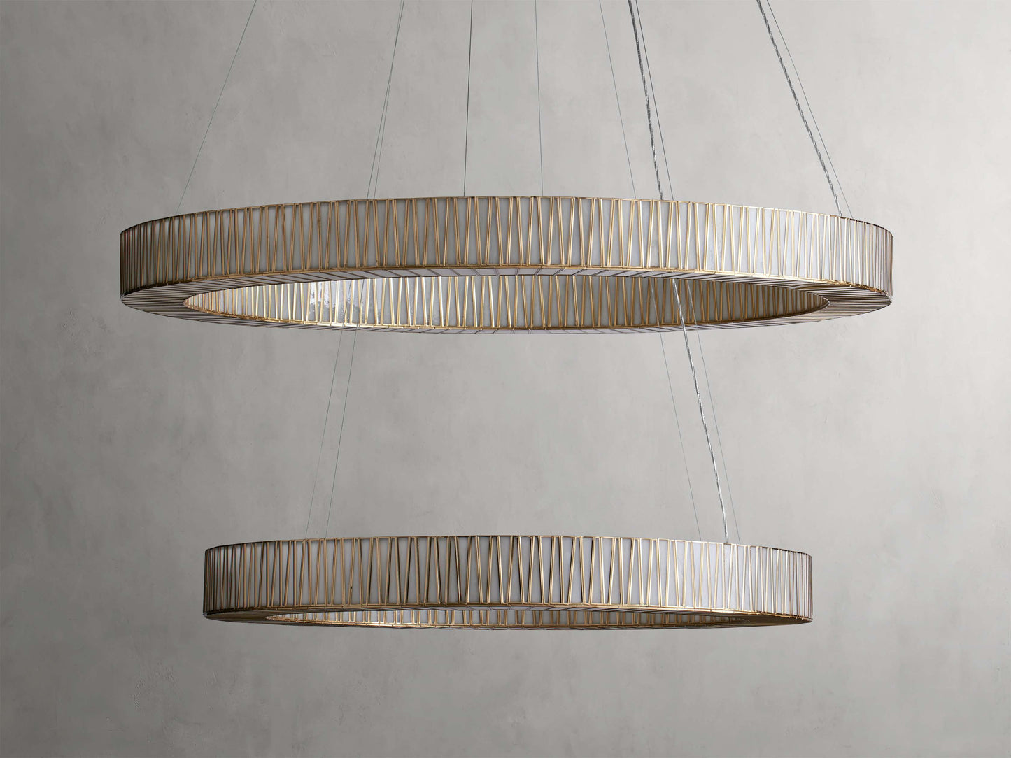 Jeunet Artisan Crafted	 Two-Tier Round Chandelier