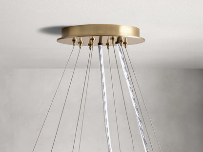 Jeunet Artisan Crafted	 Two-Tier Round Chandelier