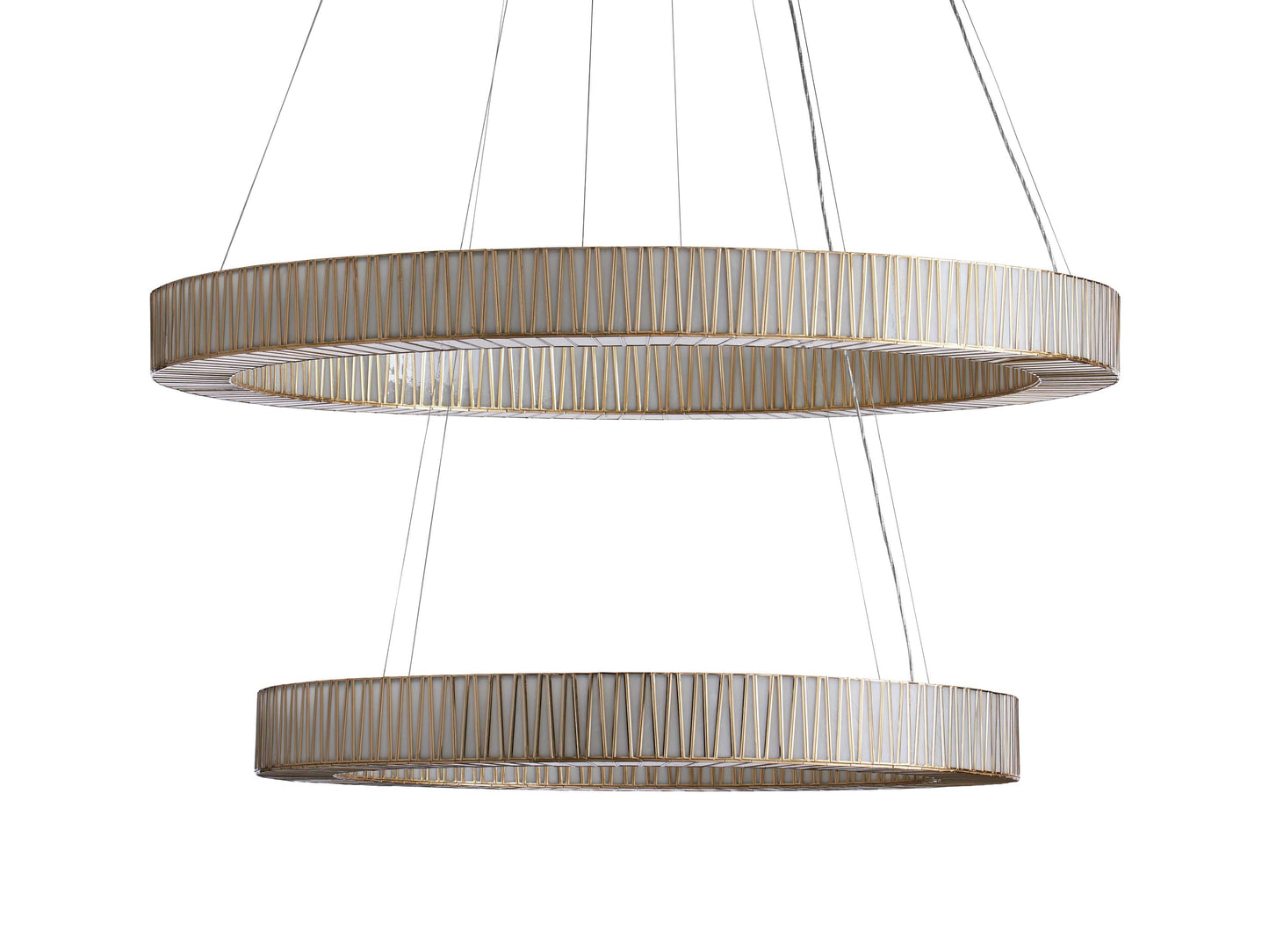 Jeunet Artisan Crafted	 Two-Tier Round Chandelier