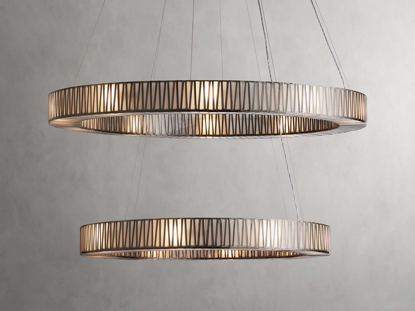 Jeunet Artisan Crafted	 Two-Tier Round Chandelier