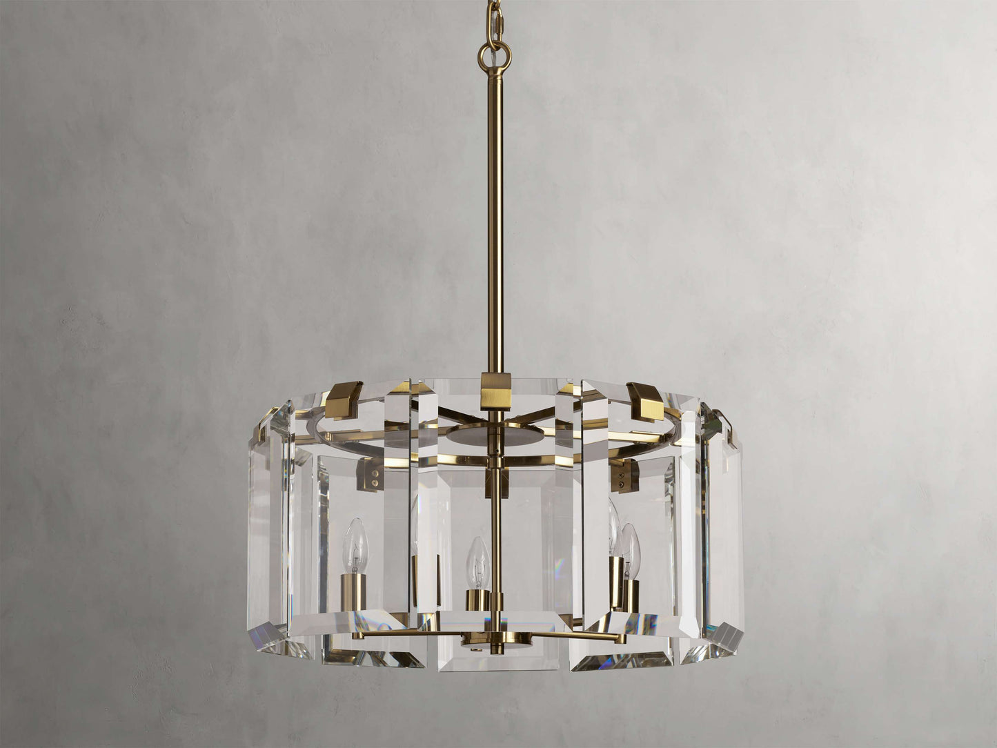 Amaya Delicate Crystal Round Chandelier