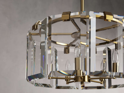 Amaya Delicate Crystal Round Chandelier