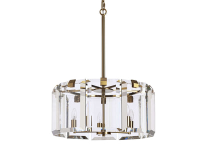 Amaya Luxe Crystal Round Chandelier