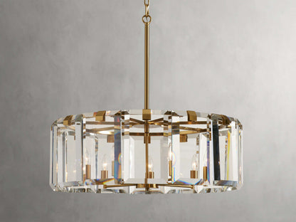Amaya Luxe Crystal Round Chandelier