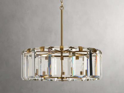 Amaya Luxe Crystal Round Chandelier