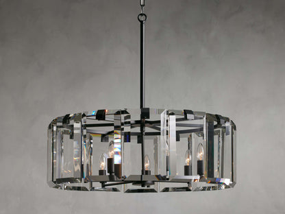 Amaya Luxe Crystal Round Chandelier
