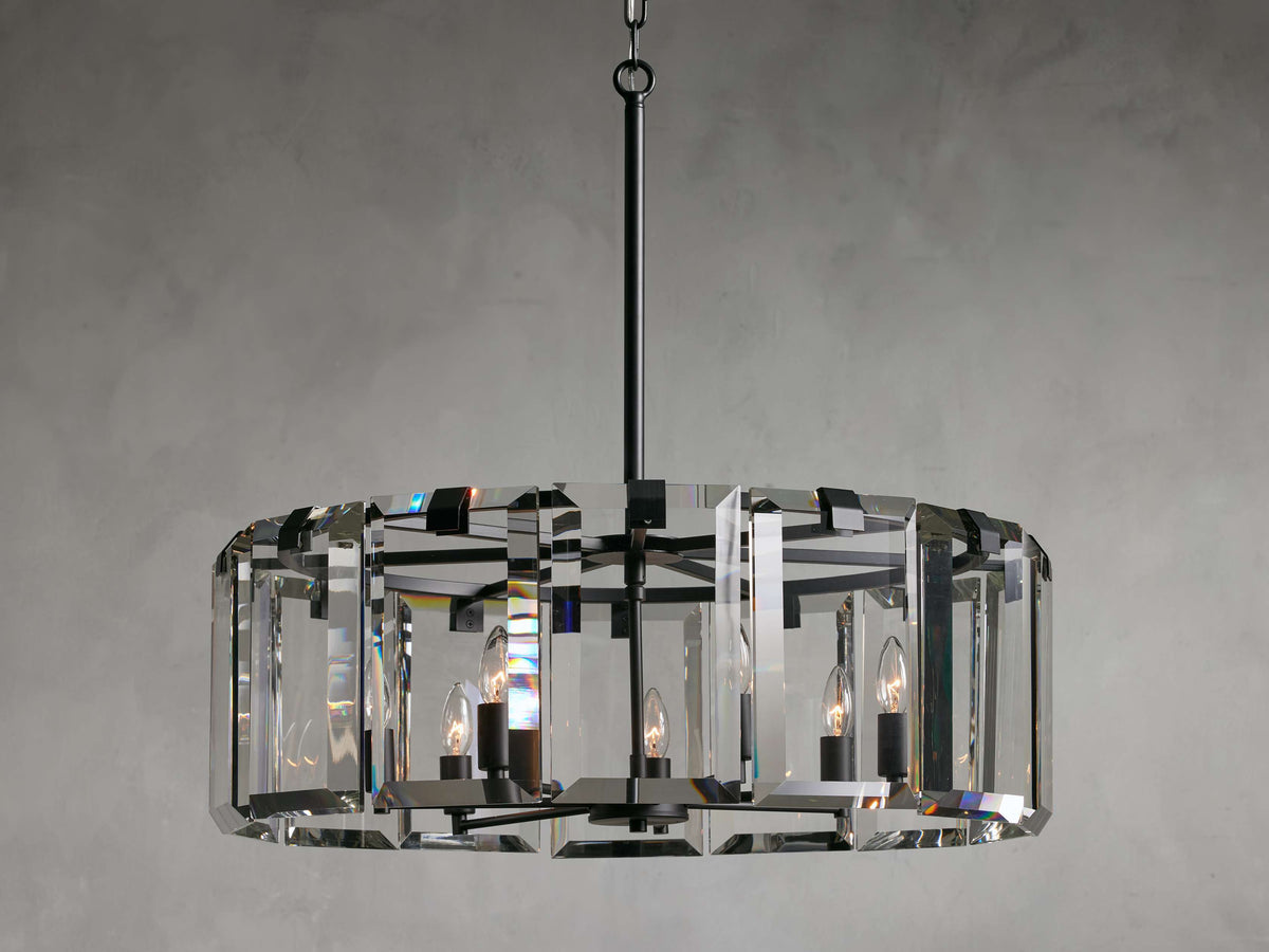 Amaya Delicate Crystal Round Chandelier