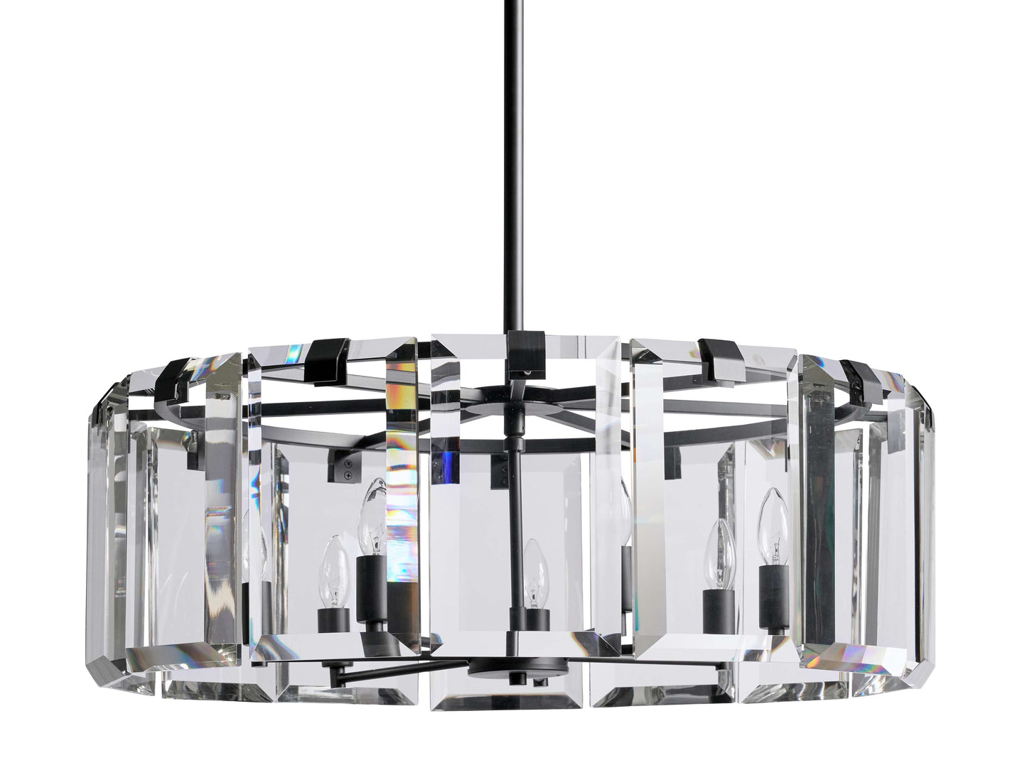 Amaya Luxe Crystal Round Chandelier