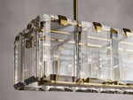 Amaya Luxe Crystal Rectangular Chandelier