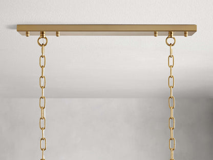 Amaya Delicate Crystal Rectangular Chandelier