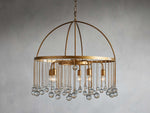 Aubrey Crystal Ball Tiered Round Chandelier