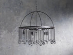 Aubrey Crystal Ball Tiered Round Chandelier