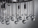 Aubrey Crystal Ball Tiered Round Chandelier