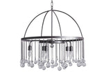 Aubrey Crystal Ball Tiered Round Chandelier