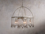Aubrey Crystal Ball Tiered Round Chandelier