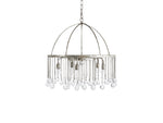 Aubrey Crystal Ball Tiered Round Chandelier