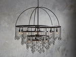 Aubrey Crystal Ball Tiered Round Chandelier