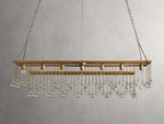 Aubrey Crystal Ball Rectangular Chandelier
